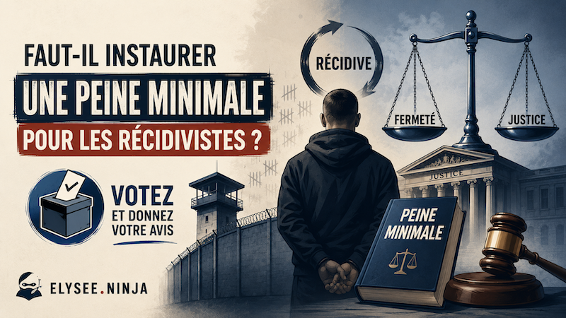Peine minimale pour récidivistes : illustration du débat sur la justice pénale